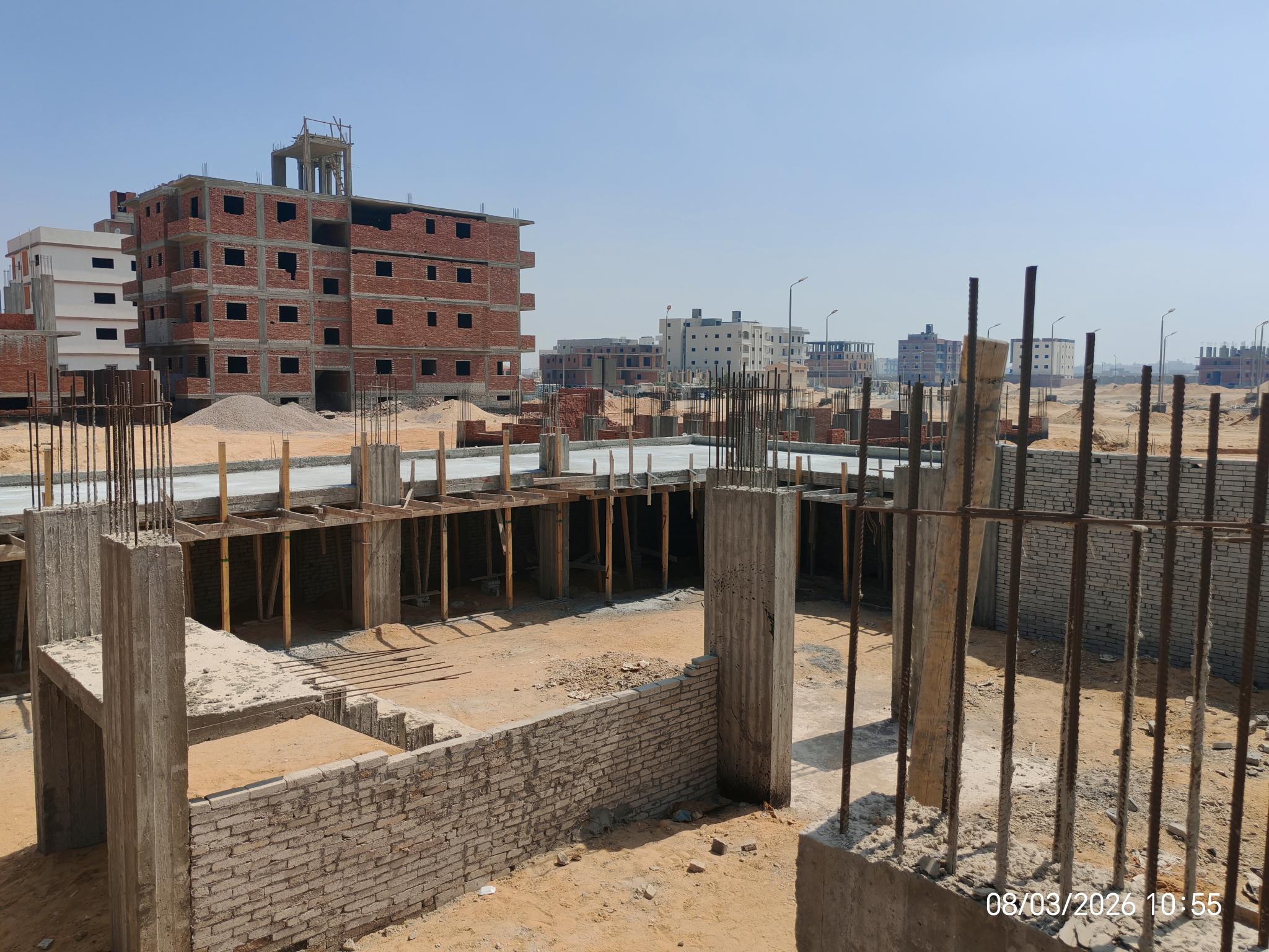 Construction stage Basement slab