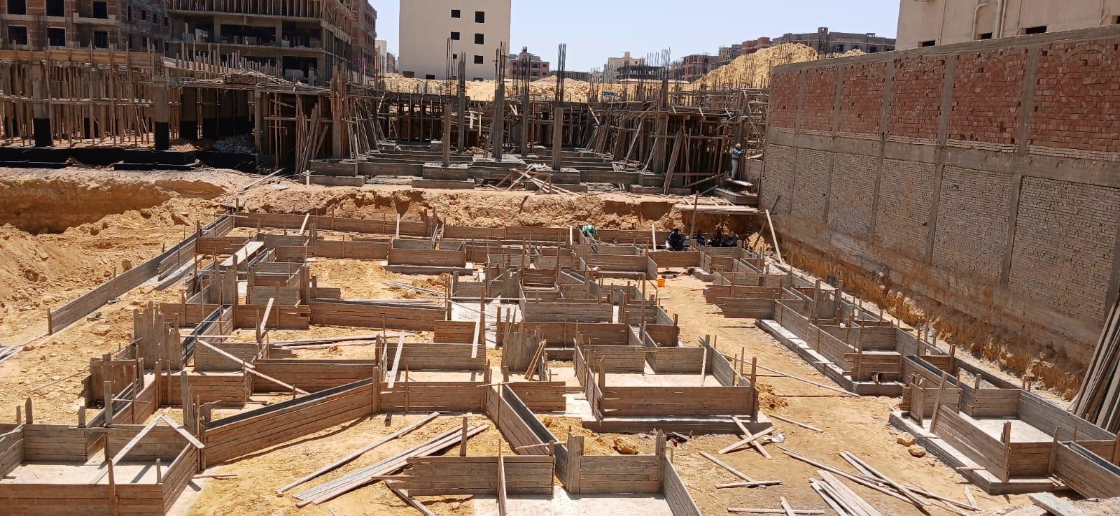 Construction stage Reinforced foundations