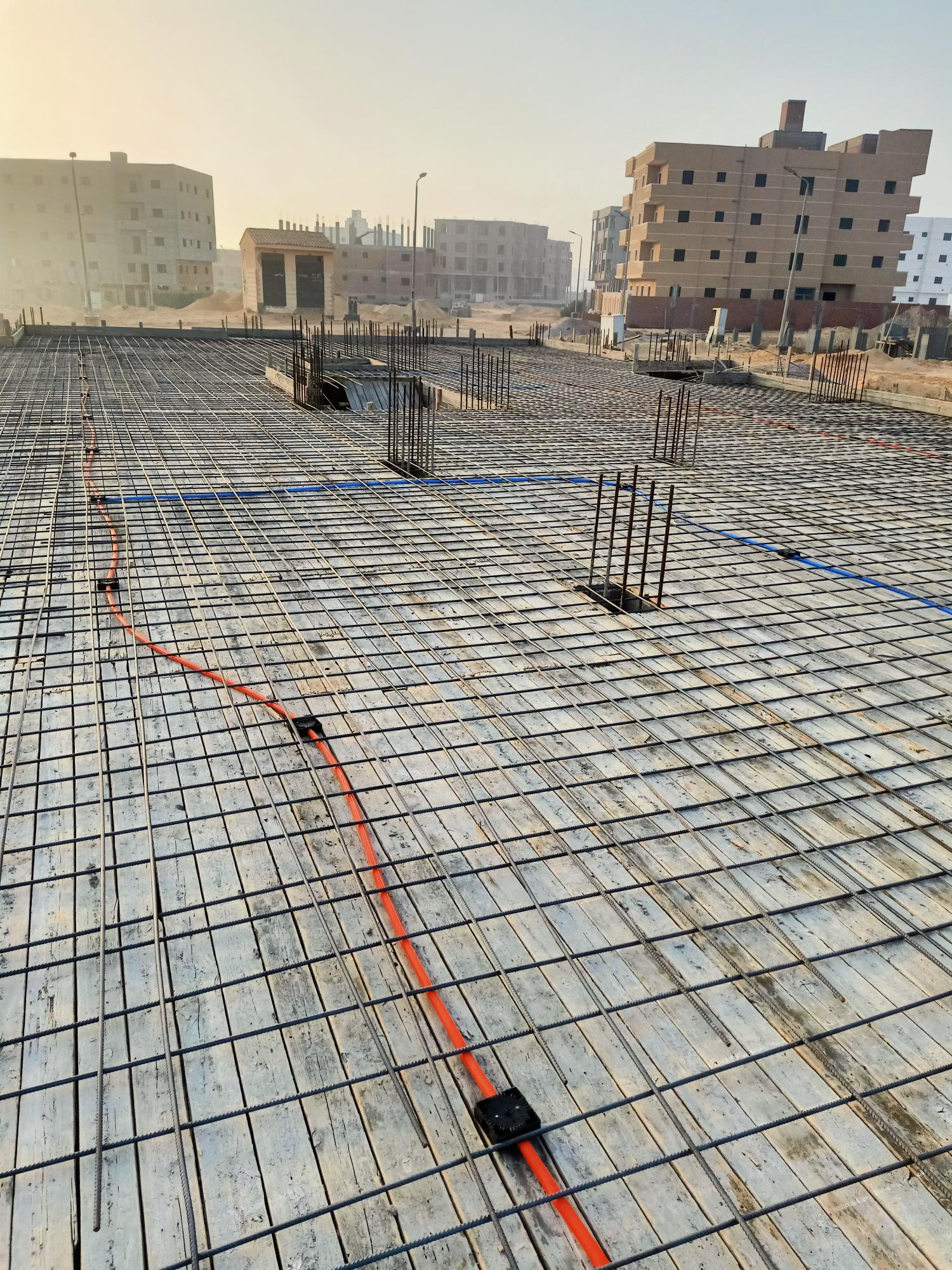 Construction stage Basement slab