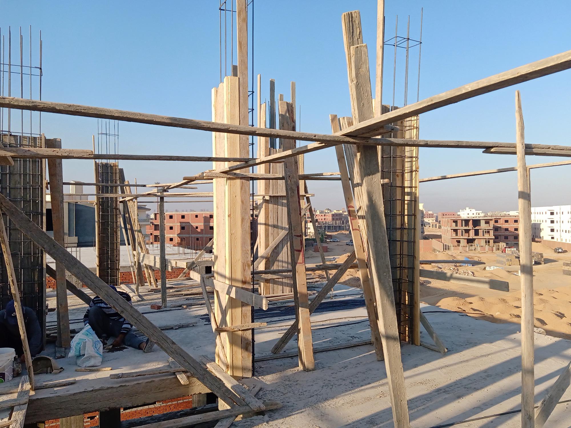 Construction stage Third floor columns