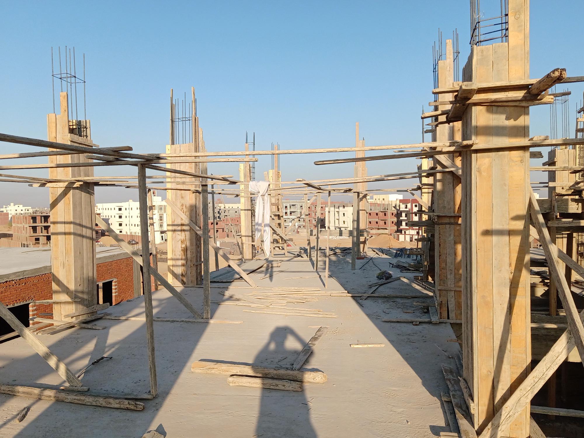 Construction stage Third floor columns