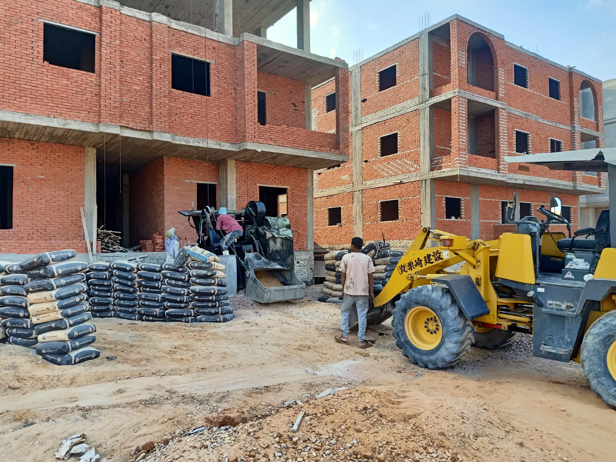 Construction stage Third floor columns